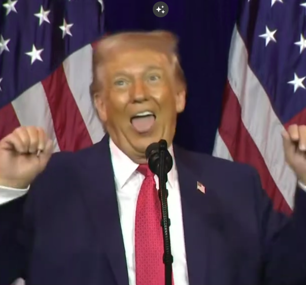 Bildkopie von Donald Trump aus https://www.youtube.com/live/cI3Xz2ZB8YQ?si=ePHV7Suei1-KOLb6&t=1684